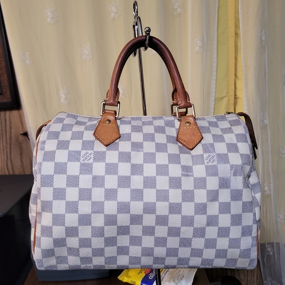 Louis Vuitton Damier Azur Speedy 30 - Picture 1 of 16